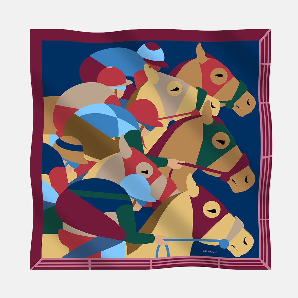 Foulard In Seta Twill 90 Scatto Finale