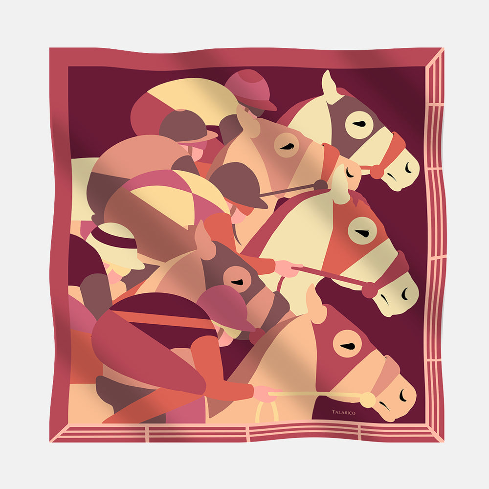 Foulard In Seta Twill 90 Scatto Finale