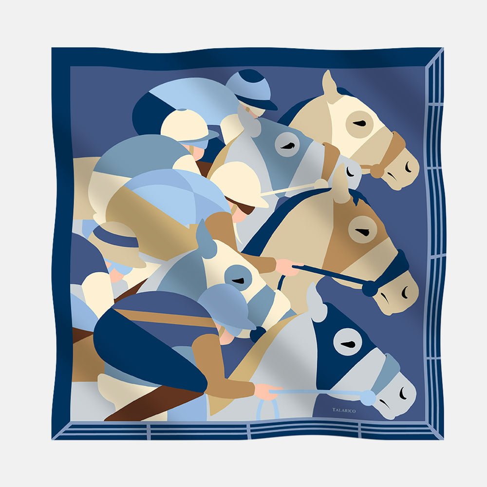 Foulard In Seta Twill 90 Scatto Finale