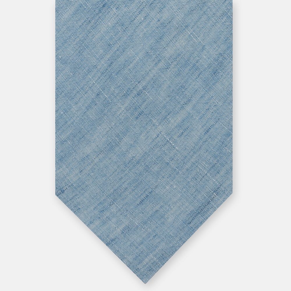 3-Fold Tie in Pool Irish Linen
