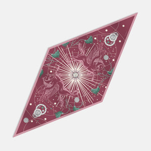 Olympus Light Diamond Silk Twill Scarf