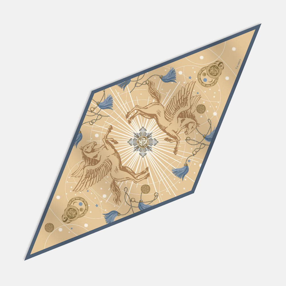 Olympus Light Diamond Silk Twill Scarf
