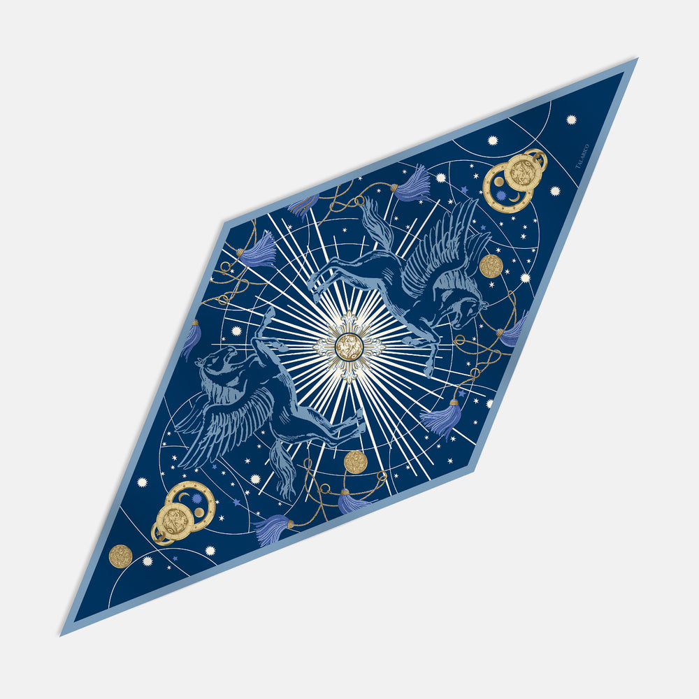 Olympus Light Diamond Silk Twill Scarf