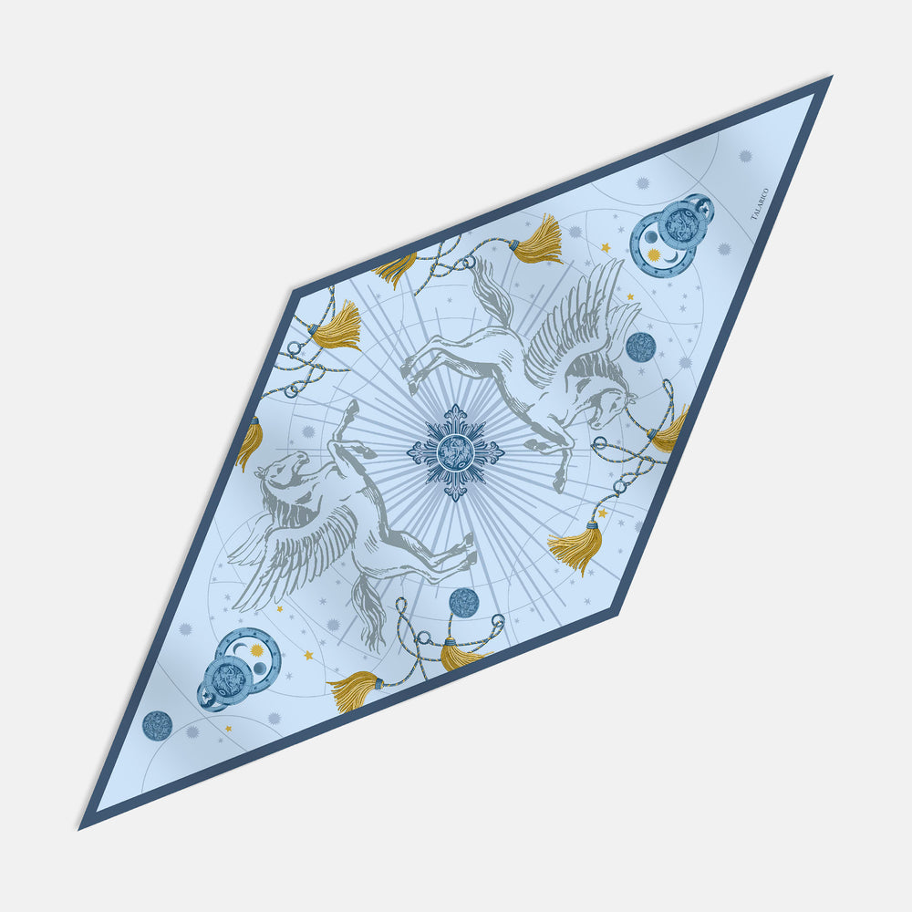 Olympus Light Diamond Silk Twill Scarf