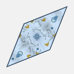 Olympus Light Diamond Silk Twill Scarf