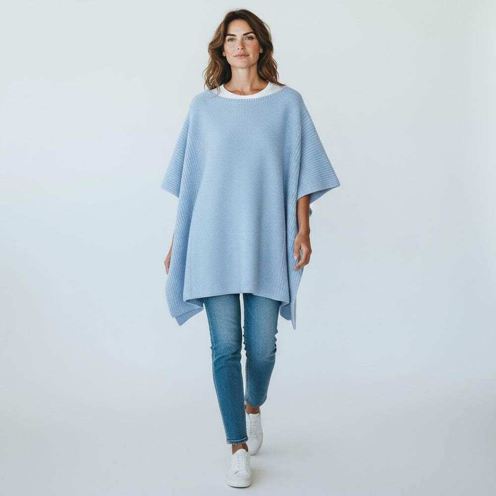 Mantella Maglione in Cashmere Celeste