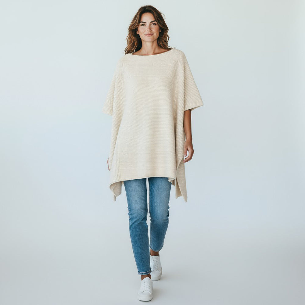 Mantella Maglione in Cashmere Panna