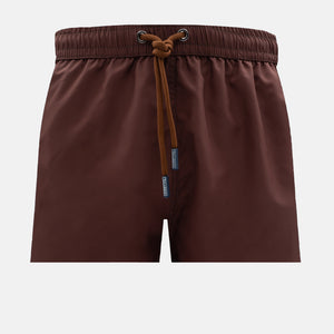 Versilia - Men's Stylish Swim Trunks | Solid Brown