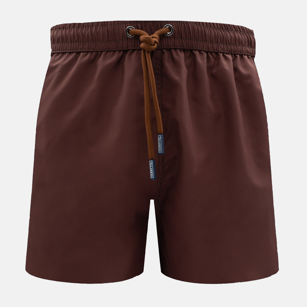 Versilia - Men's Stylish Swim Trunks | Solid Brown
