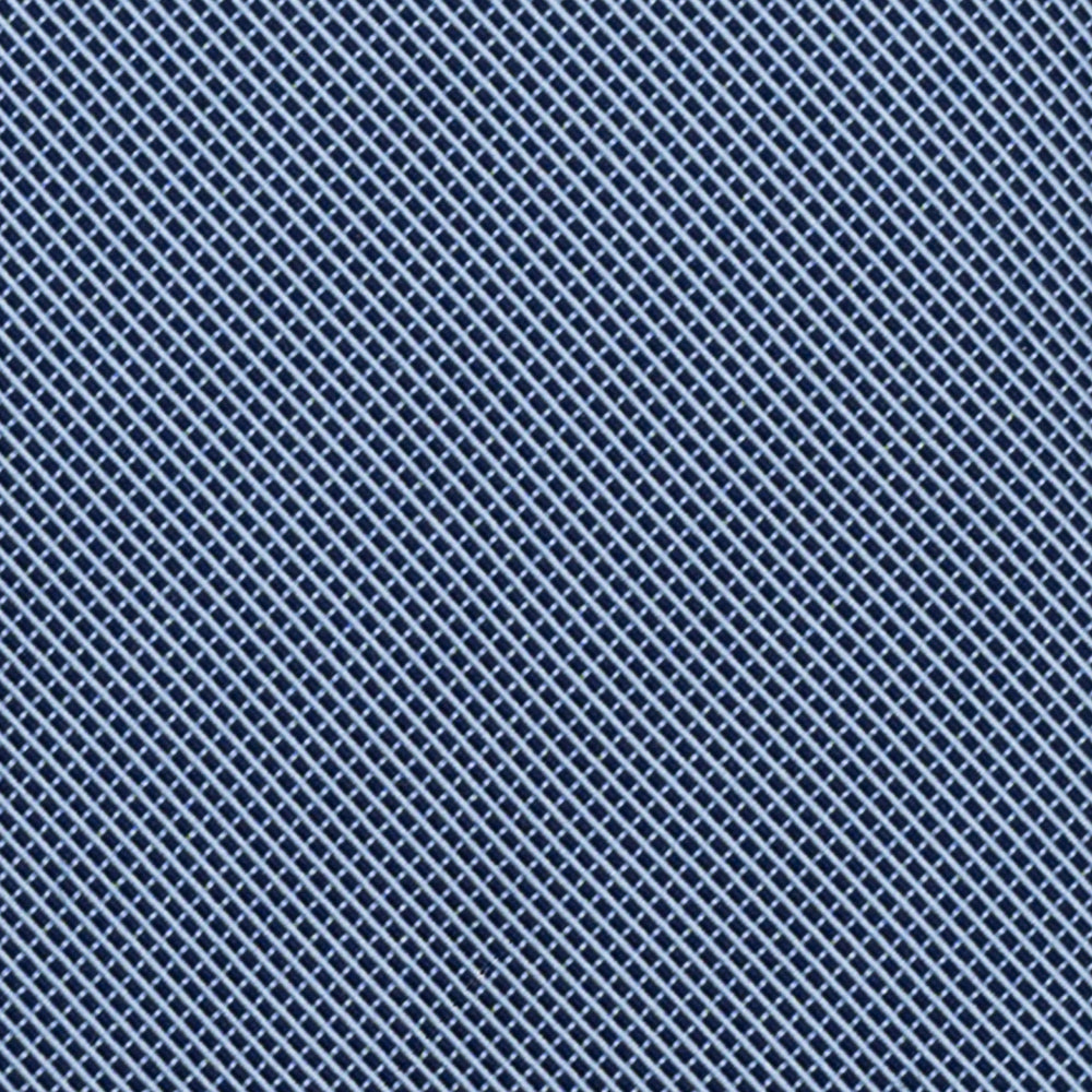 Cravatta 3 pieghe in Seta, Micro Fantasia, Blu JA10042026-1