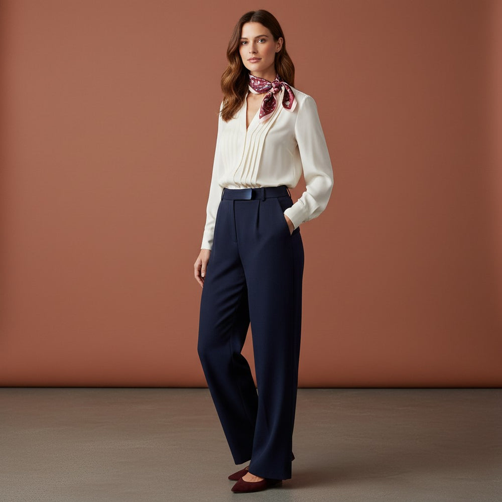 90's Twill Silk Scarf Odyssey Among the Stars