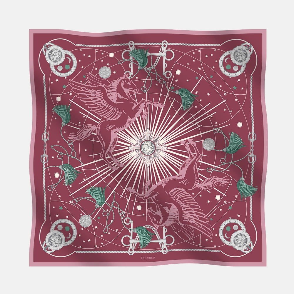 Foulard In Seta Twill 90 Luce D'Olimpo