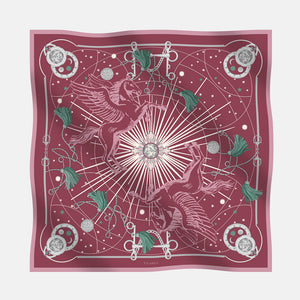 Foulard In Seta Twill 90 Luce D'Olimpo