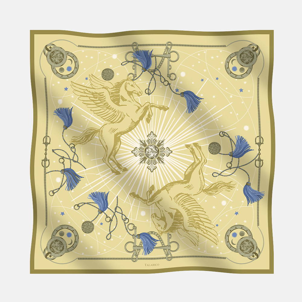 Foulard In Seta Twill 90 Luce D'Olimpo