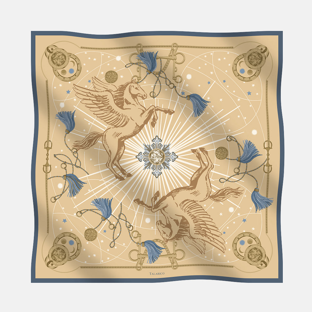 Foulard In Seta Twill 90 Luce D'Olimpo