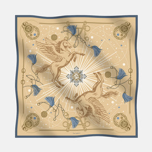 Foulard In Seta Twill 90 Luce D'Olimpo
