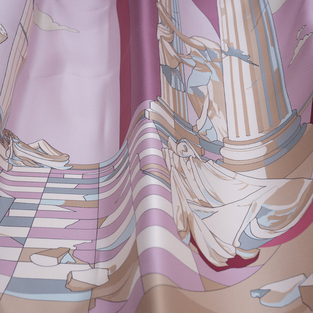 "Oltre il Tempo" Twill Silk Scarf