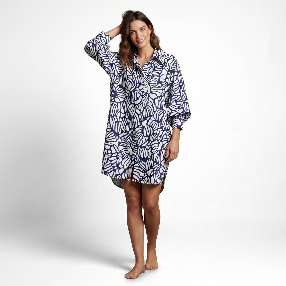 Women's Beach Cover-up Oltremare | Blue