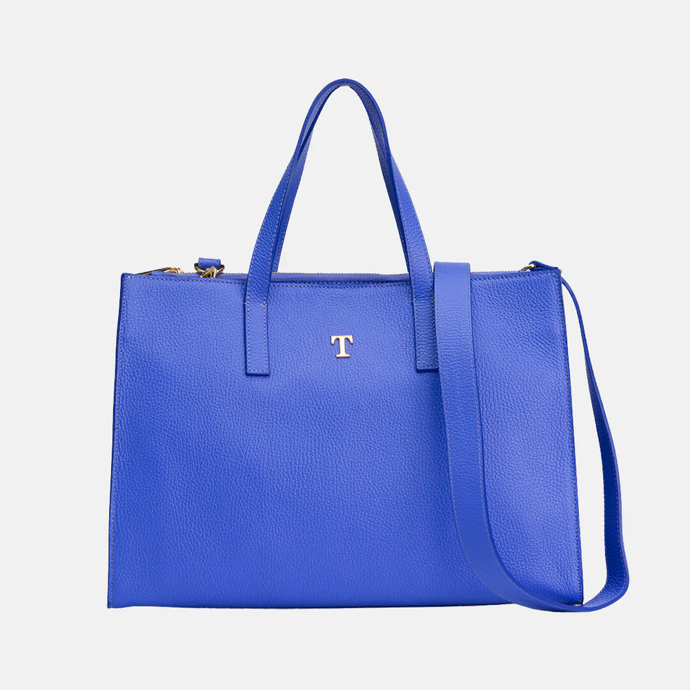 Borsa Shopper Talarico in pelle martellata