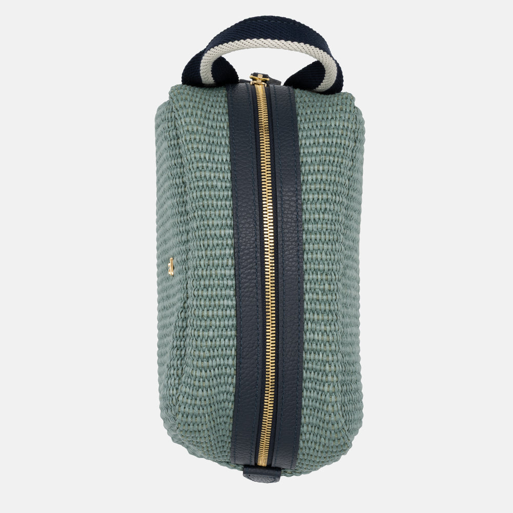 Beauty Case "Pantelleria" in Rafia Intrecciata
