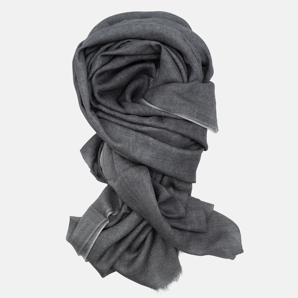 Pashmina Georgia In Cashmere Charcoal - 8500