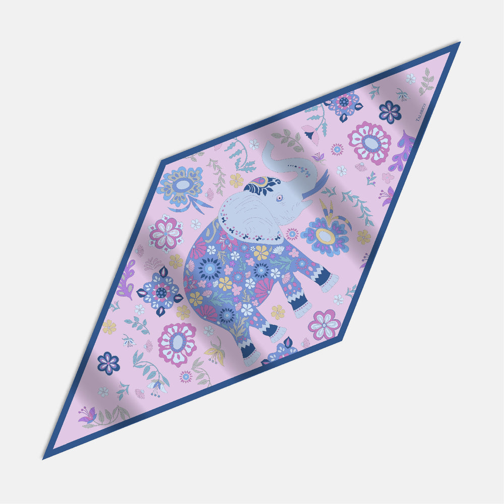 Oriental Breath Twill Silk Diamond Scarf