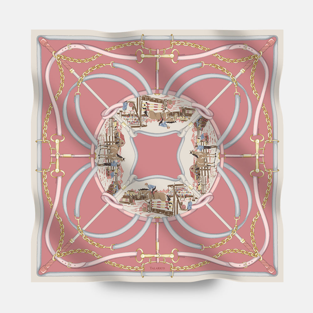 Foulard In Seta Twill 90 Ranch