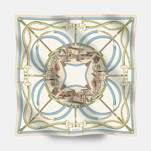 Foulard In Seta Twill 90 Ranch