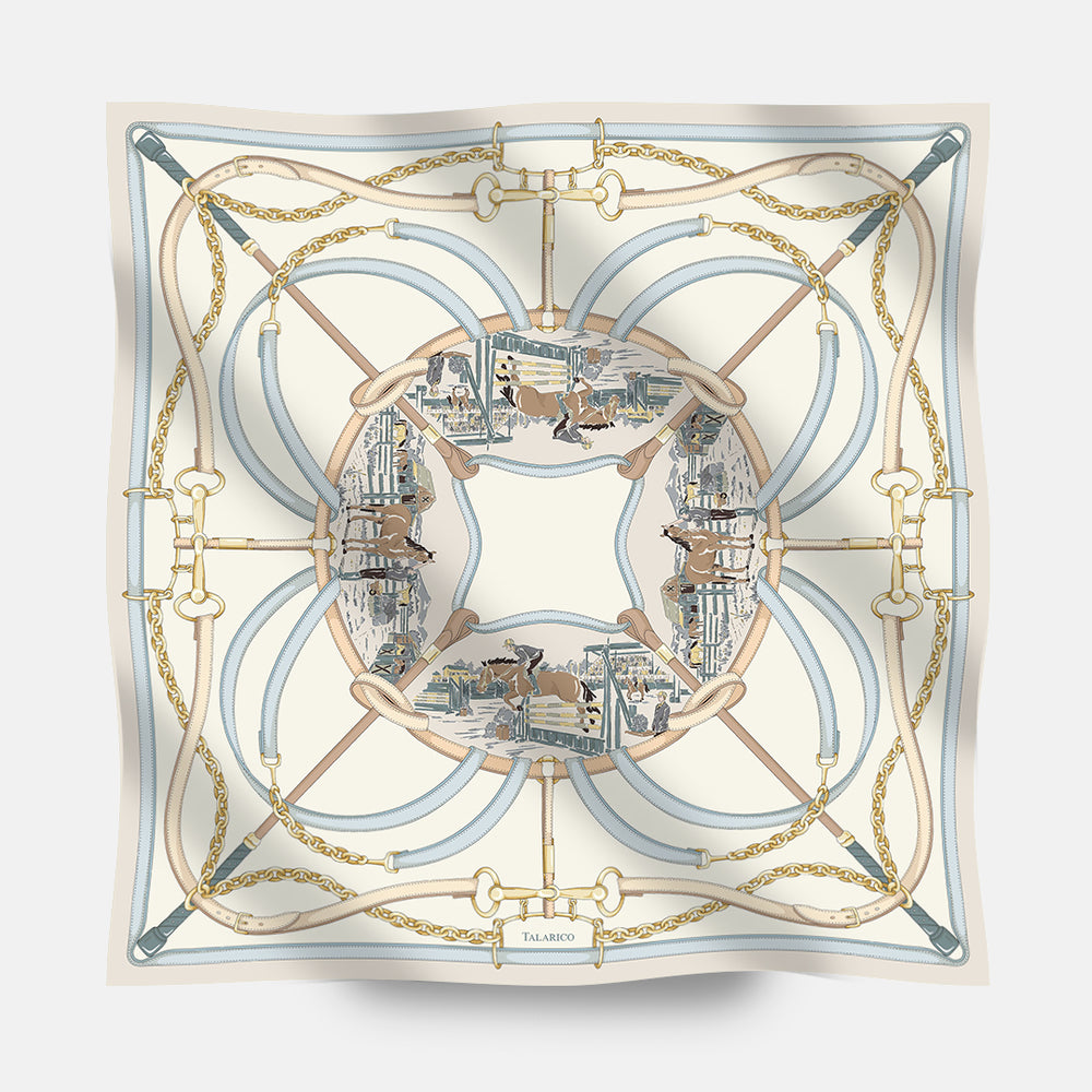 Foulard In Seta Twill 90 Ranch