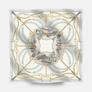 Foulard In Seta Twill 90 Ranch