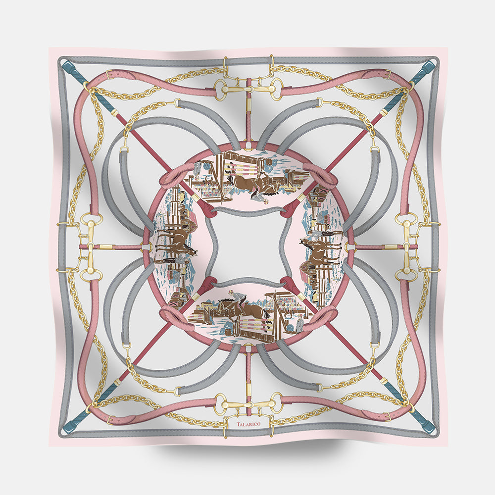 Foulard In Seta Twill 90 Ranch