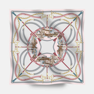 Foulard In Seta Twill 90 Ranch