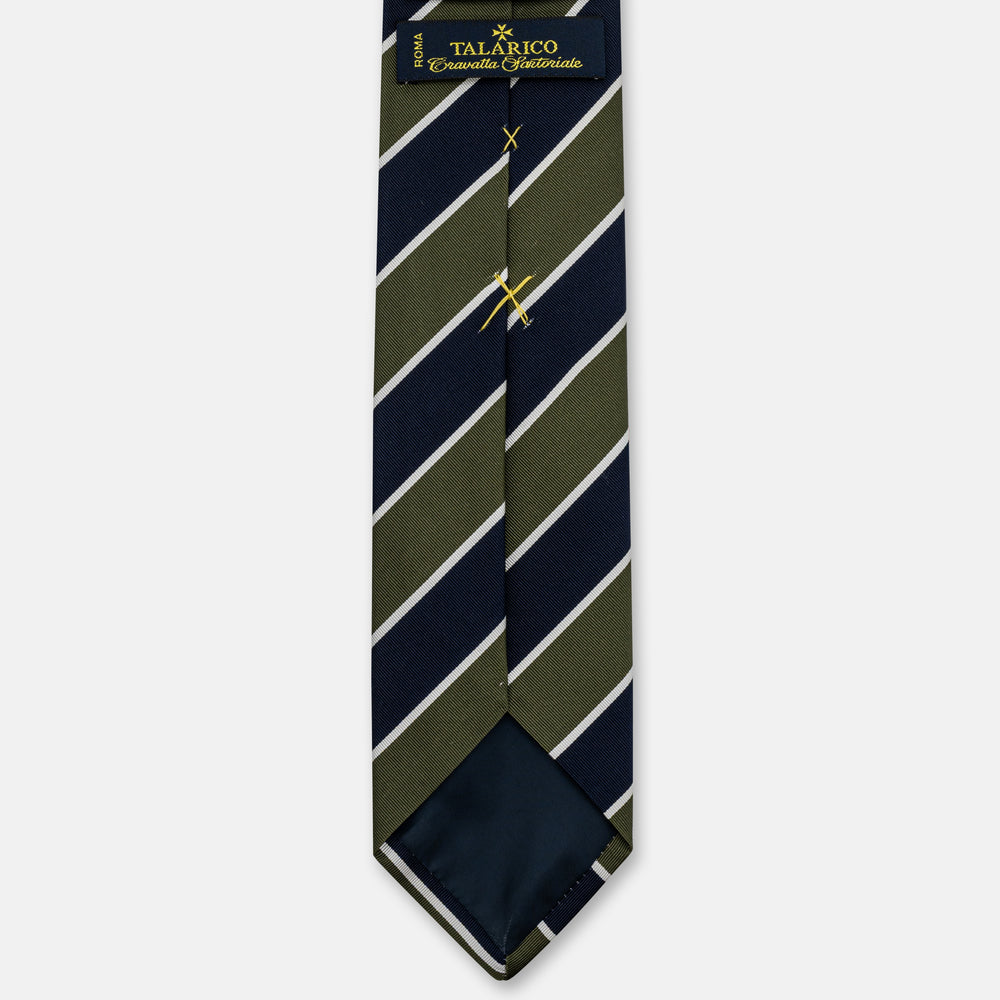 Cravatta Regimental Talarico | Fatta a Mano in Italia