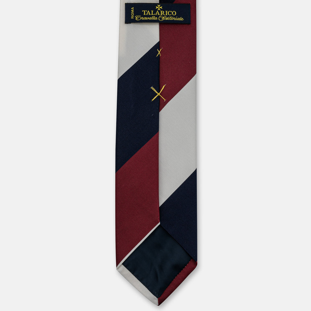 Cravatta Regimental Talarico | Fatta a Mano in Italia