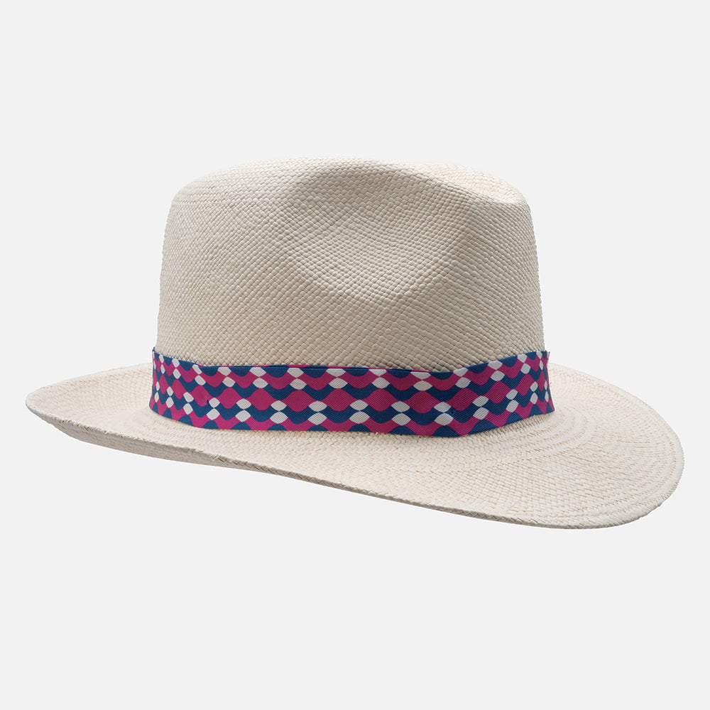 Panama Alisea Light Blue Pink