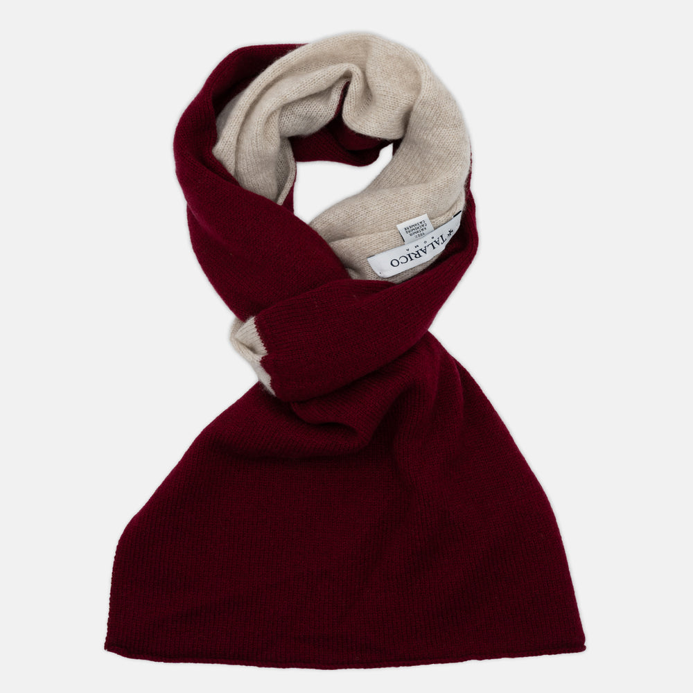 Scaldacollo Bicolore Unito in 100% Cashmere