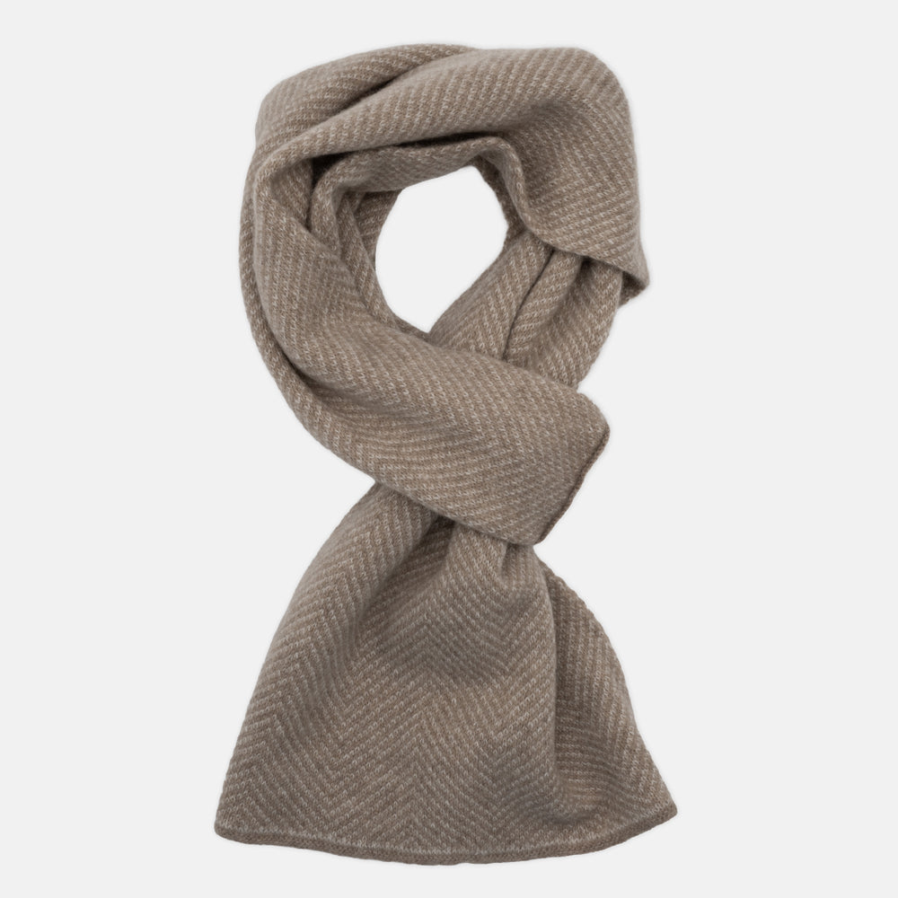 Scaldacollo Spigato in 100% Cashmere