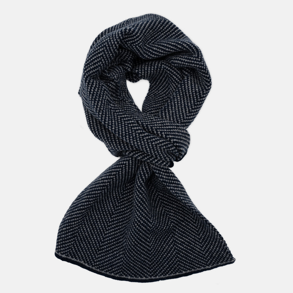 Scaldacollo Spigato in 100% Cashmere