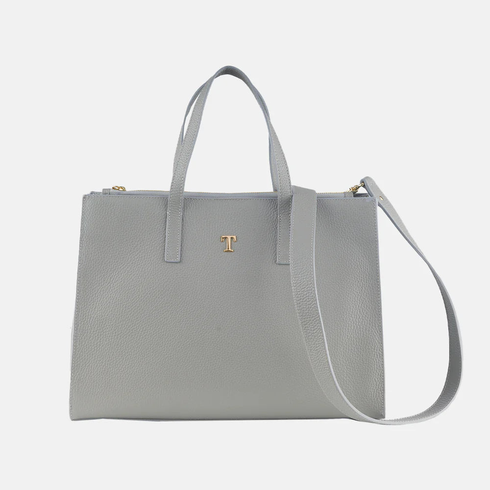 Borsa Shopper Talarico in pelle martellata