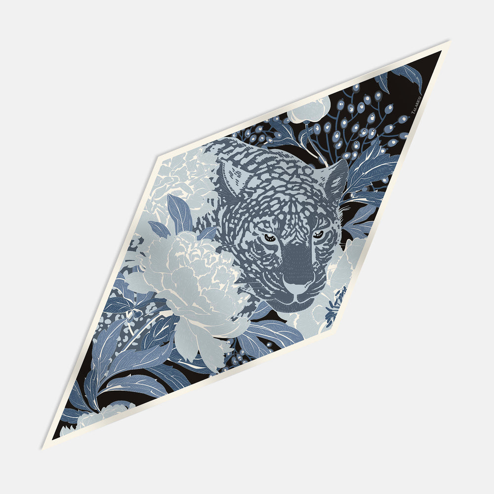 Savana Whisper Twill Silk Rhombus Scarf