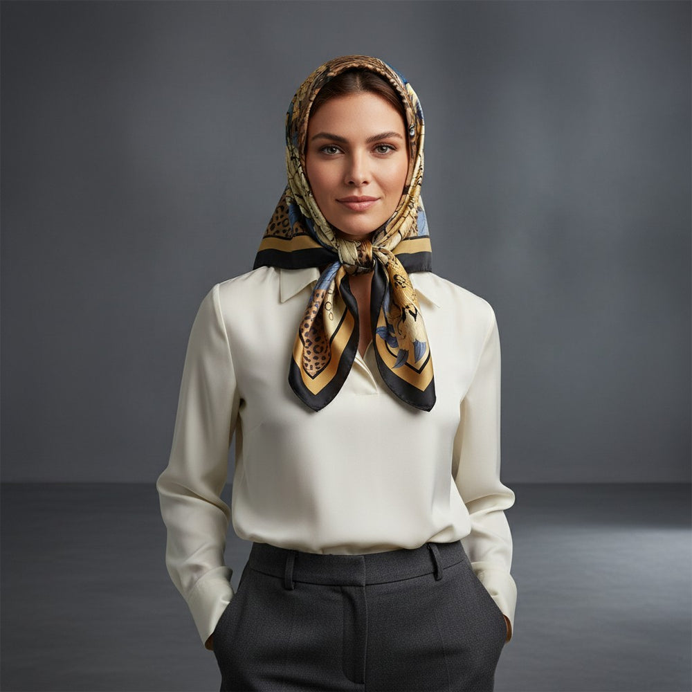 Savana Whisper 90 Twill Silk Scarf