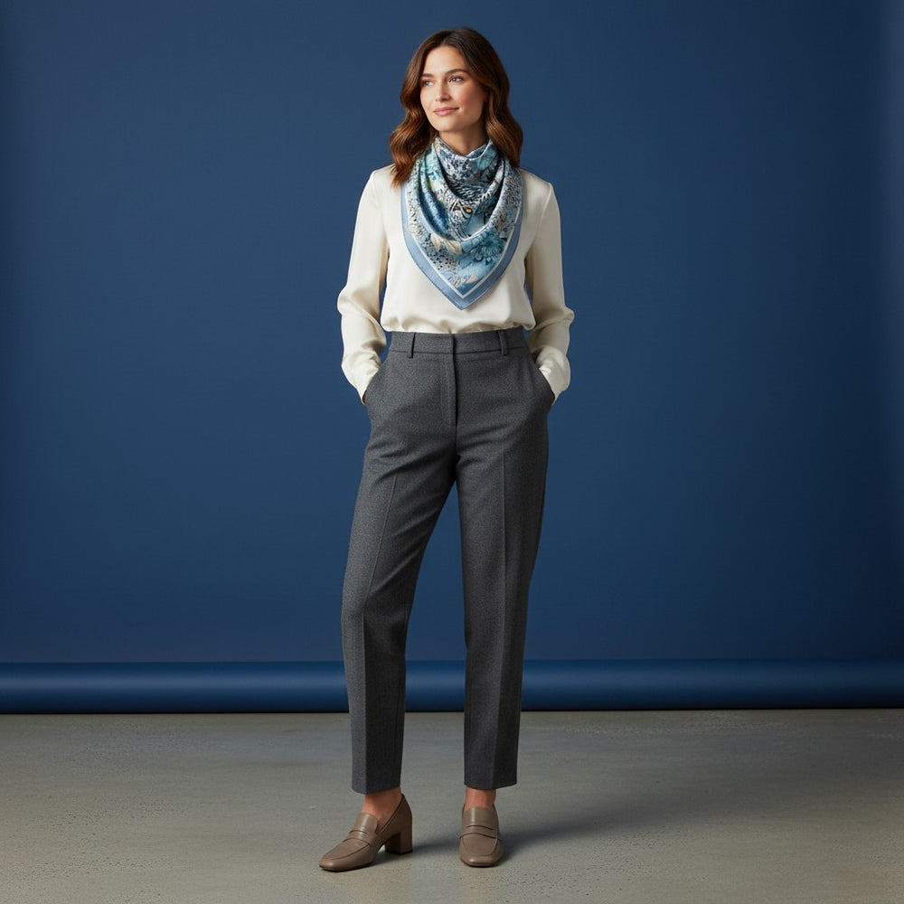 Savana Whisper 90 Twill Silk Scarf