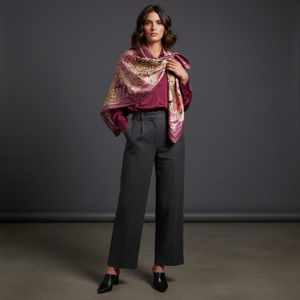 Savana Whisper 90 Twill Silk Scarf