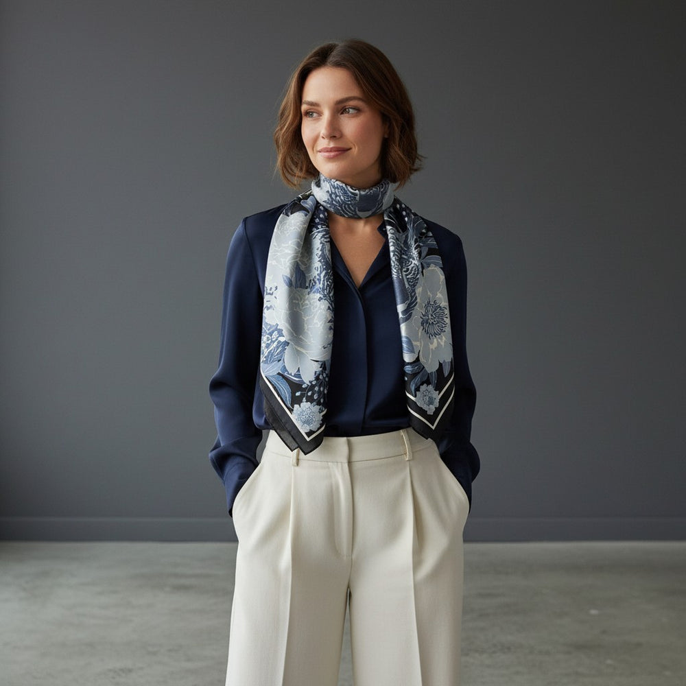 Savana Whisper 90 Twill Silk Scarf