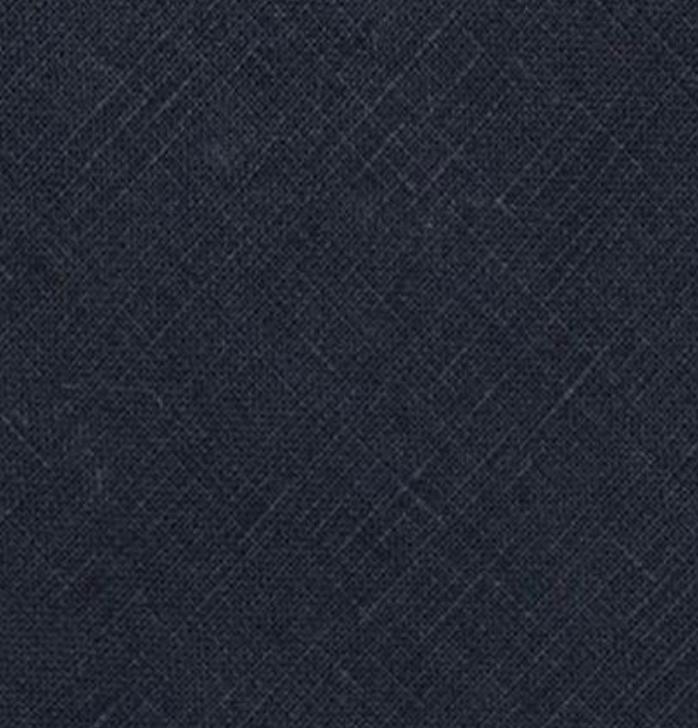 3-Fold Tie in Navy Blue Irish Linen - TAL 319