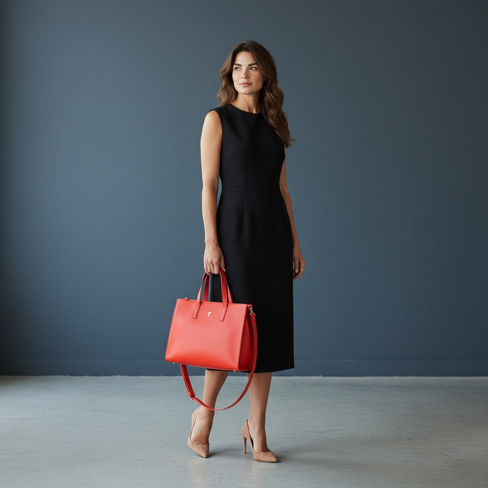 Talarico Hammered Leather Shopper Bag