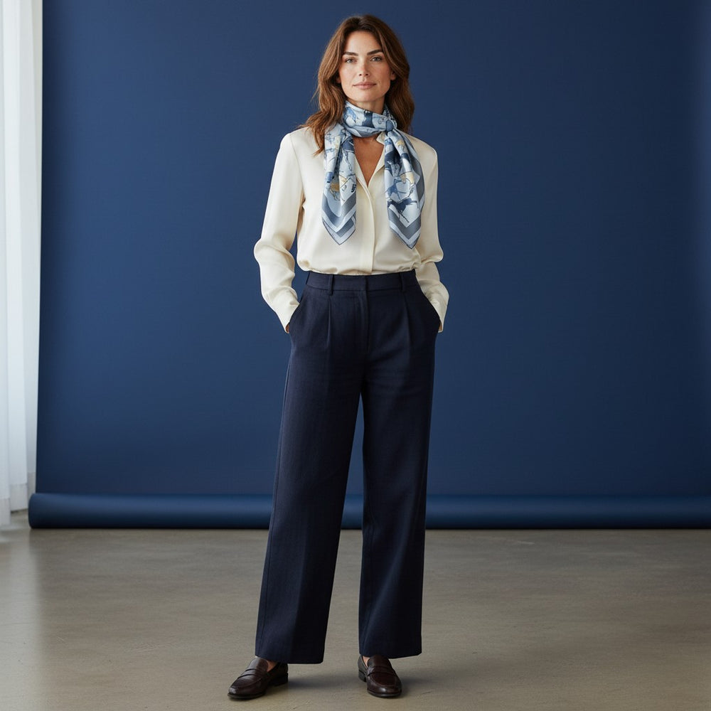 90 Indomitable Spirits Twill Silk Scarf