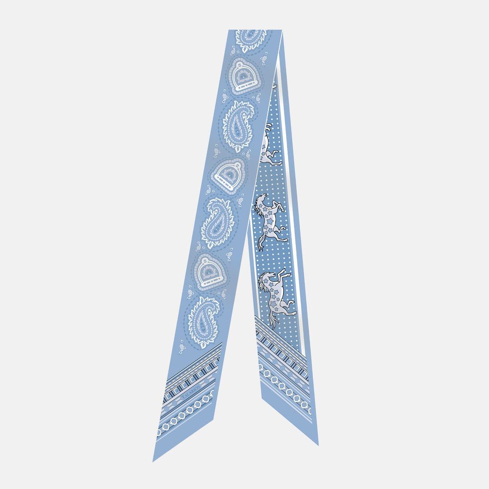 Stellar Horse Silk Twilly