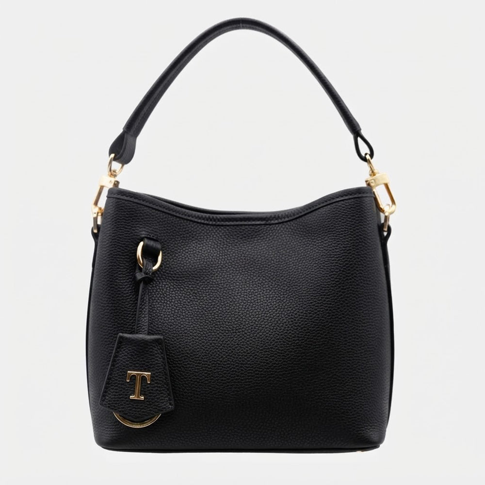 Borsa T-Rush in pelle martellata