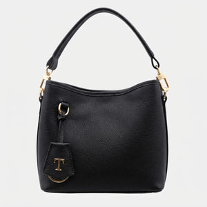 Borsa T-Rush in pelle martellata